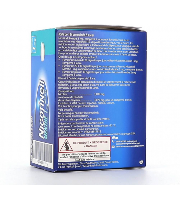 Nicotinell Menthe 1 mg Comprimés à sucer