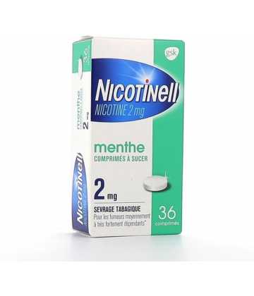 Nicotinell Menthe 2 mg Comprimés à sucer