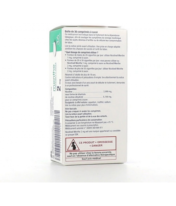 Nicotinell Menthe 2 mg Comprimés à sucer