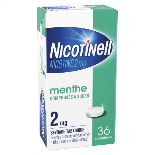 Nicotinell Menthe 2 mg Comprimés à sucer