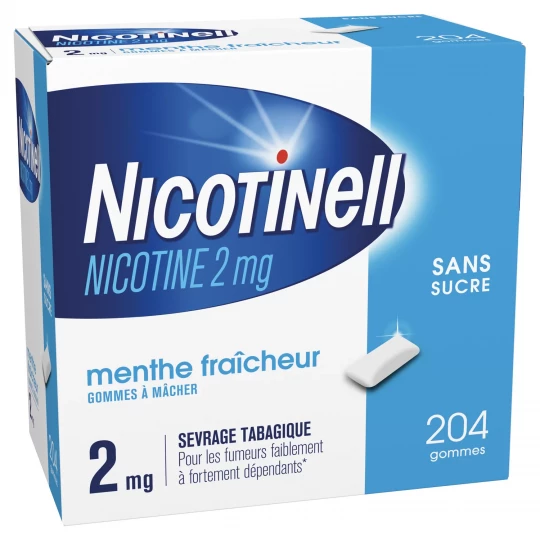 Nicotinell Menthe Fraîcheur 2 mg Gommes à Mâcher Sans Sucre - image 2
