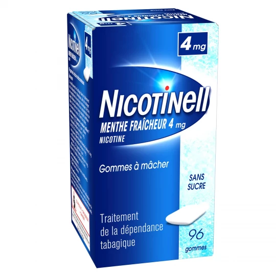Nicotinell Menthe Fraîcheur 4 mg Sans Sucre