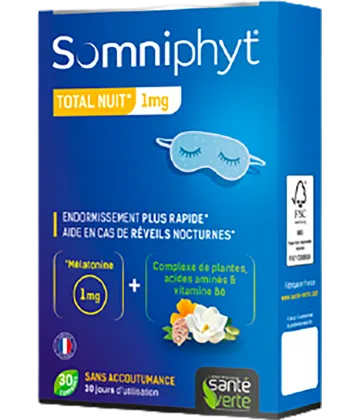 Santé Verte Somniphyt Total Nuit LP 1 mg x 15
