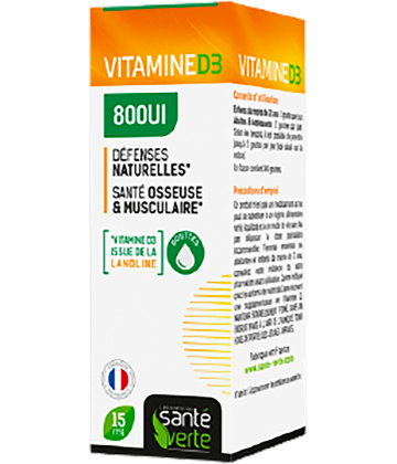 Santé Verte Vitamine D3 800UI 15 ml