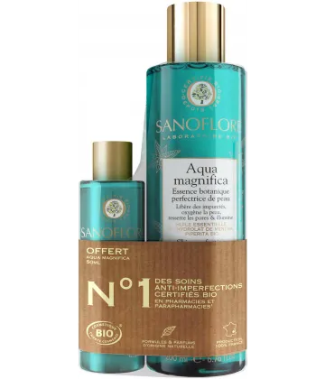 Sanoflore Aqua Magnifica Essence Botanique Perfectrice de Peau Bio 200 ml + 50 ml OFFERTS