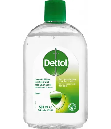Dettol Gel Désinfectant pour les Mains 500 ml