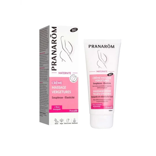 Pranarôm PranaBB Bio Crème Massage Vergetures 100 ml