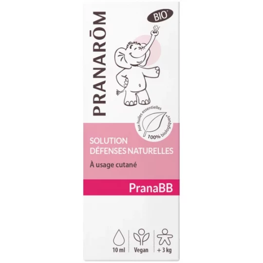 Pranarôm PranaBB Huile Massage Défenses Naturelles 10 ml