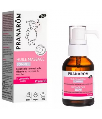 Pranarôm PranaBB Huile de Massage Sommeil Bio 30 ml