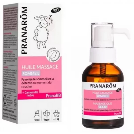 Pranarôm PranaBB Huile de Massage Sommeil Bio 30 ml