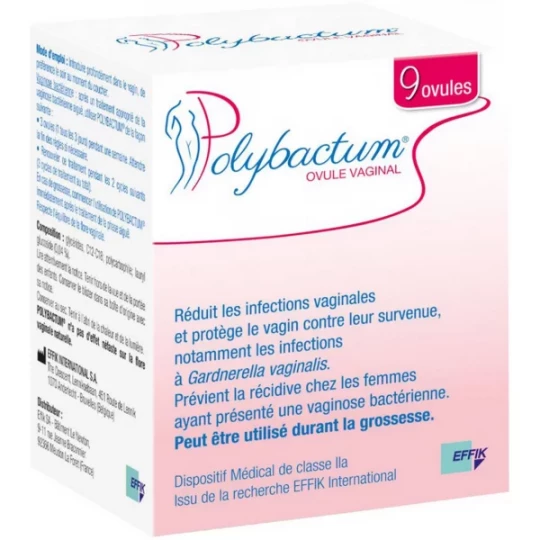 Polybactum Ovule Vaginal x 9