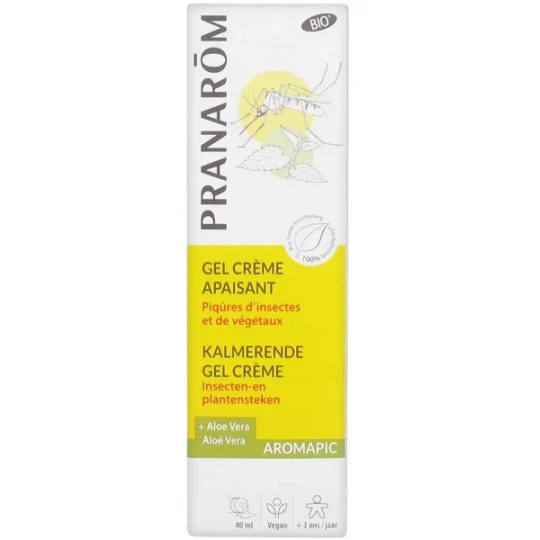 Pranarôm Aromapic Gel Crème Apaisant Bio 40 ml