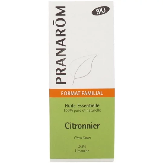 Pranarôm Huile Essentielle de Citronnier Zeste Bio 30 ml