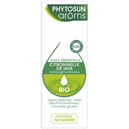 Phytosun Arôms Huile Essentielle Citronnelle de Java Bio 10 ml