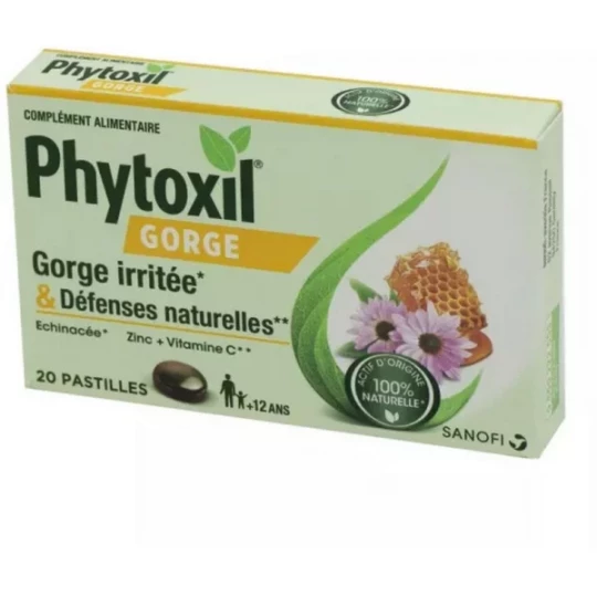 Phytoxil Pastilles Gorge Irritées x 20