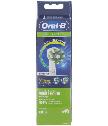 Oral-B Brossettes Cross Action Clean Maximiser x 3