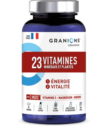 Granions 23 Vitamines Minéraux et Plantes x 90