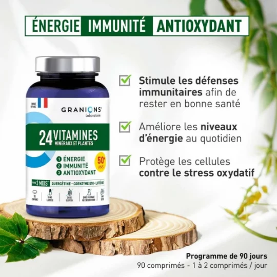 Granions 24 Vitamines Minéraux et Plantes Sénior x 90 - image 4