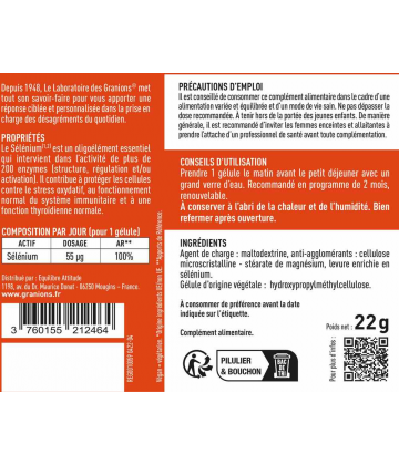Granions Sélénium x 60