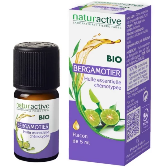 Naturactive Huile Essentielle Bio Bergamotier 5 ml