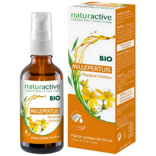 Naturactive Huile Végétal Millepertuis Bio 50 ml