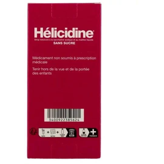 Hélicidine Sirop Sans Sucre 250 ml - image 2