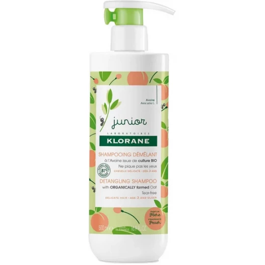 Klorane Junior Shampooing Démêlant Pêche - image 3