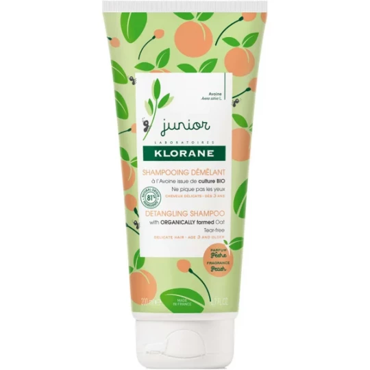 Klorane Junior Shampooing Démêlant Pêche