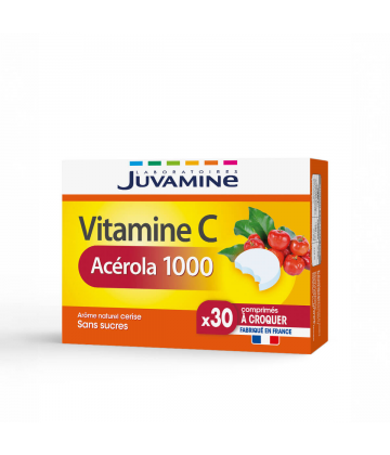 Juvamine Acerola 1000 Comprimés à Croquer x 30