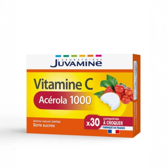 Juvamine Acerola 1000 Comprimés à Croquer x 30