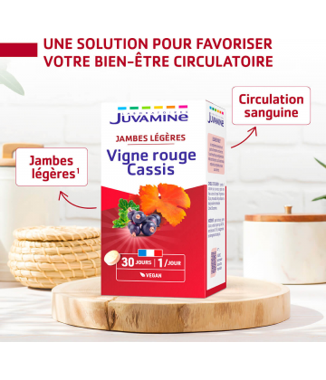 Juvamine Phyto Vigne Rouge Cassis Comprimés