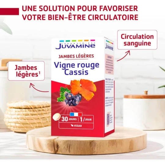 Juvamine Phyto Vigne Rouge Cassis Comprimés - image 6