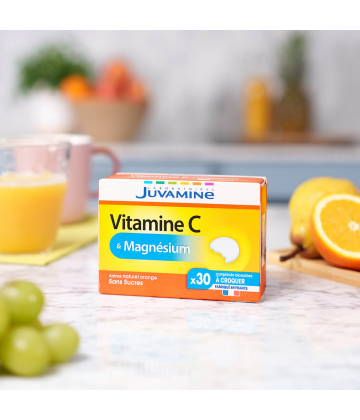 Juvamine Vitamine C et Magnésium x 30