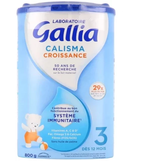 Gallia Calisma Croissance 3ème âge 800 g x 3 - image 3