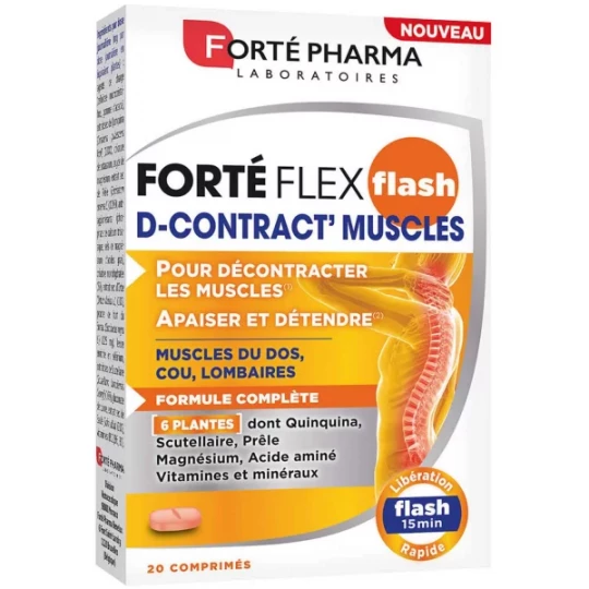 Forté Pharma Flex Flash d'Contract Muscles x 20