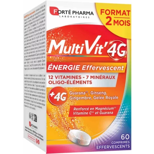 Forté Pharma MultiVit' 4G Energie Effervescent