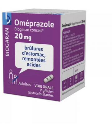 Oméprazole Biogaran 20 mg