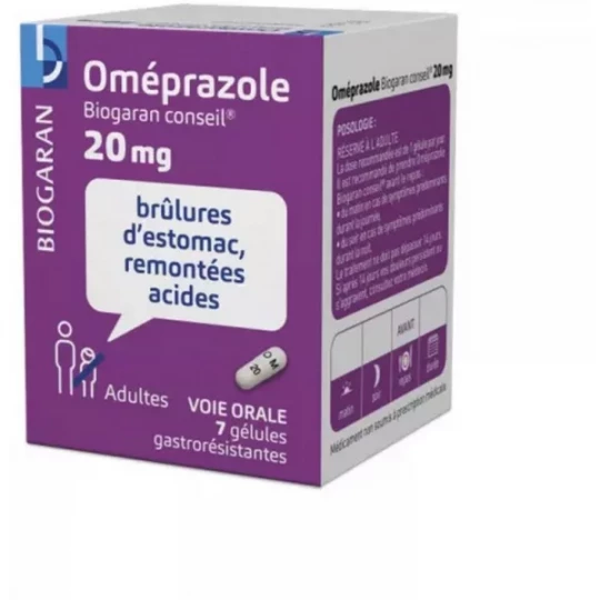 Oméprazole Biogaran 20 mg