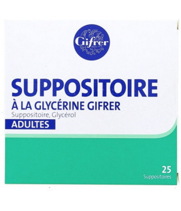 Gifrer Suppositoires à la Glycérine Adultes