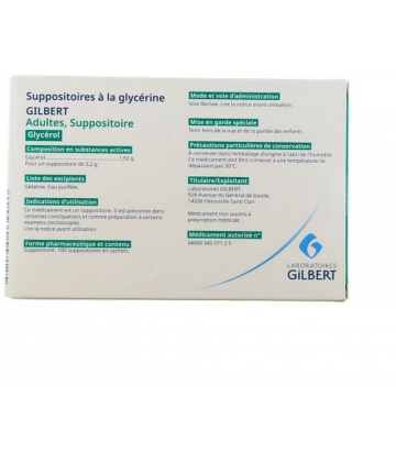 Gilbert Suppositoires Adulte