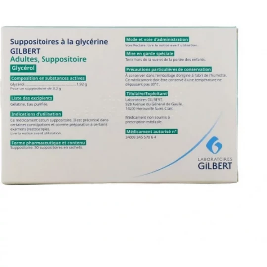 Gilbert Suppositoires Adulte - image 9