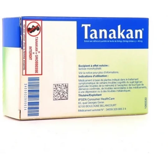 Tanakan Comprimés Enrobés - image 3