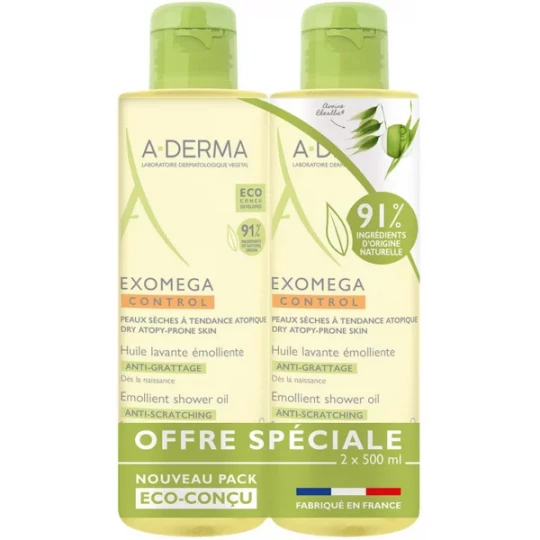 A-Derma Exomega Control Huile Lavante Émolliente Anti-Grattage - image 11