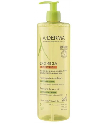 A-Derma Exomega Control Huile Lavante Émolliente Anti-Grattage