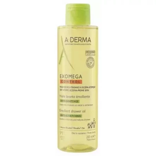 A-Derma Exomega Control Huile Lavante Émolliente Anti-Grattage