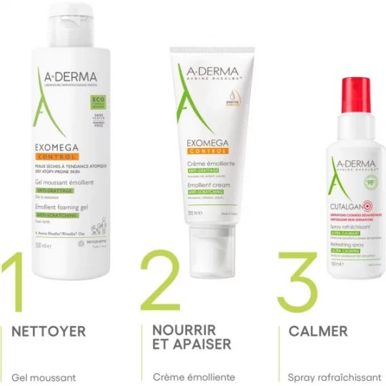 A-Derma Exomega Control Gel Moussant Emollient - image 6