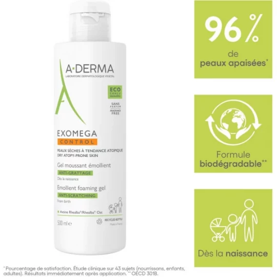 A-Derma Exomega Control Gel Moussant Emollient - image 11