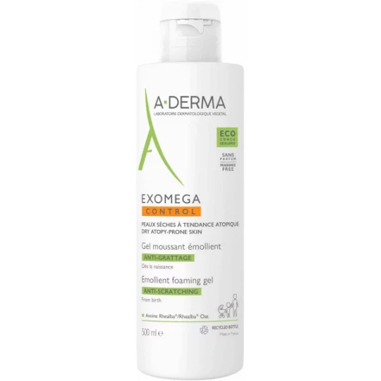 A-Derma Exomega Control Gel Moussant Emollient