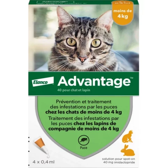 Advantage Chat et Lapin 1 à 4 kg