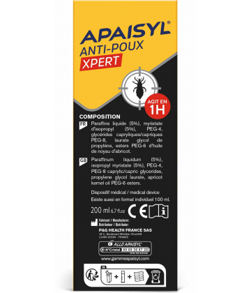 Apaisyl Xpert 100% Radical Poux & Lentes
